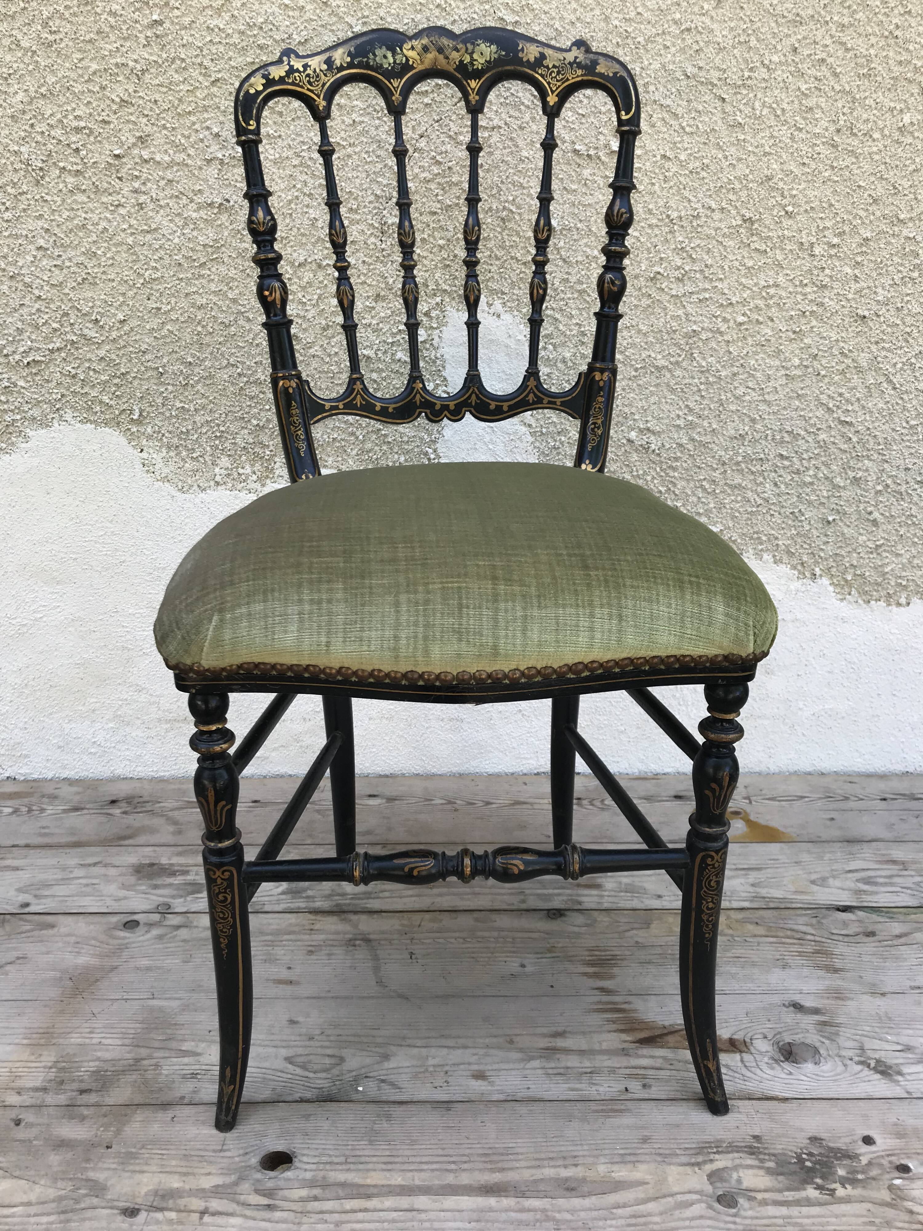 Napoleon lll old chair nineteenth time