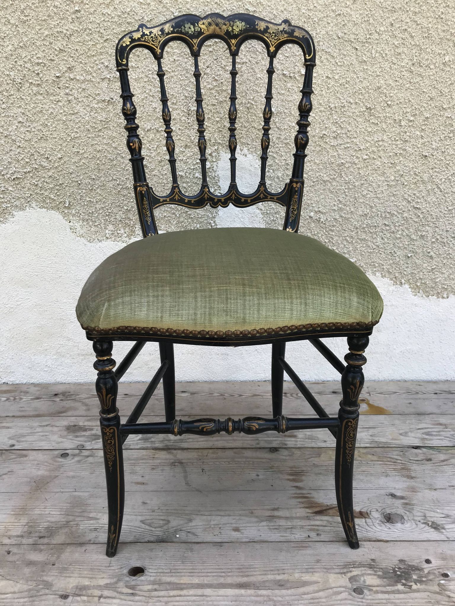 Napoleon lll old chair nineteenth time