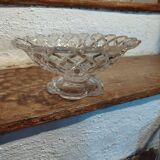 Ancienne coupe à fruit en cristal de Baccarat