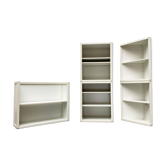 Postmodern profile systems Cabinets and shelves by Elmar Flötotto for Flötotto, Germany, 1980s, set of 5