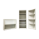 Postmodern profile systems Cabinets and shelves by Elmar Flötotto for Flötotto, Germany, 1980s, set of 5