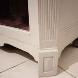 Silver library patina 2 doors on marble 147 x 81 cm