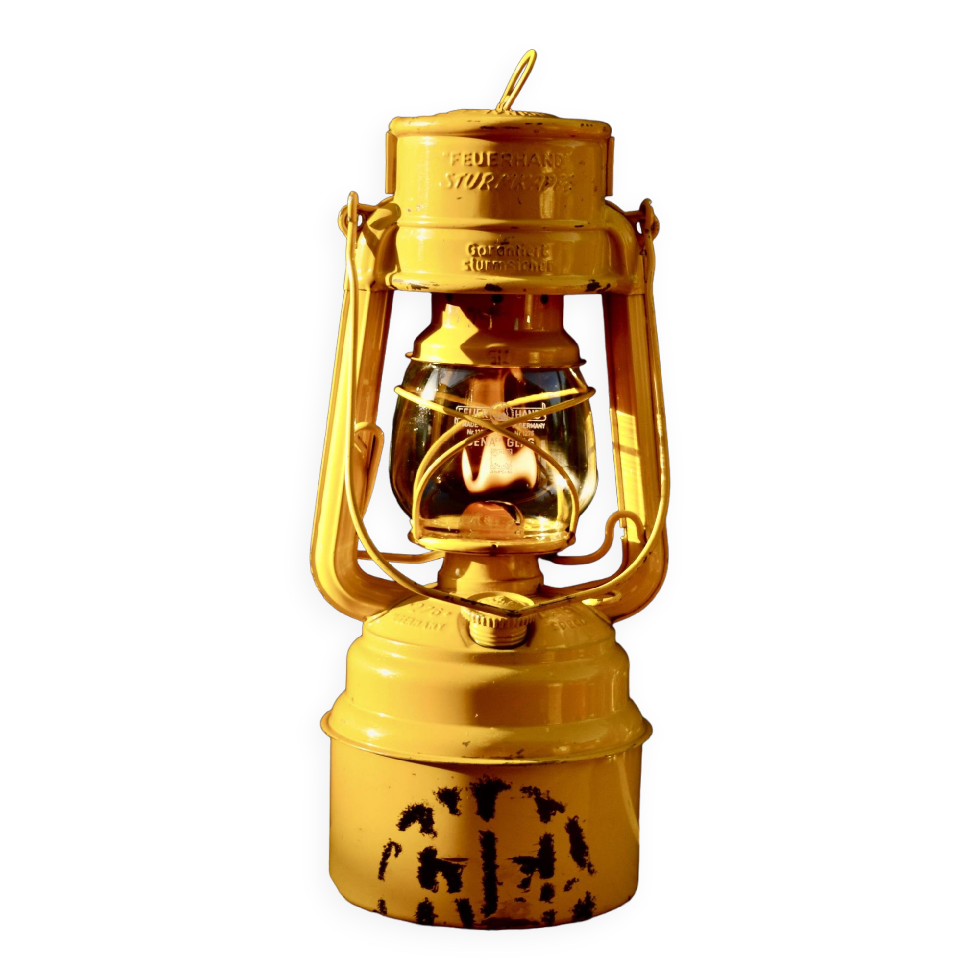 Feuerhand - Vintage Storm Oil Lamp Number 276 Baby Special - Jena Glass - W.Germany