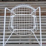 Harry Bertoia Wire Chair, restored vintage Knoll edition