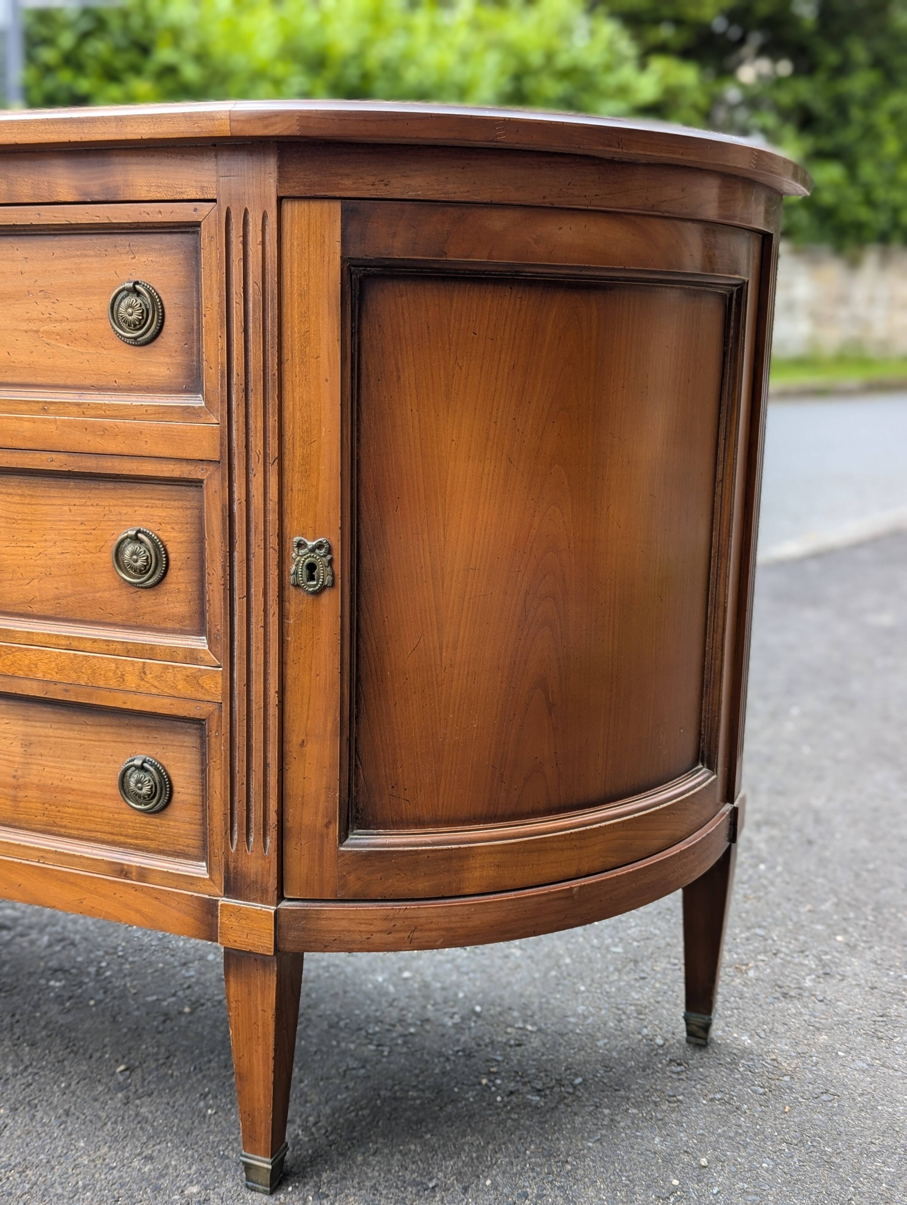 Directory half moon sideboard