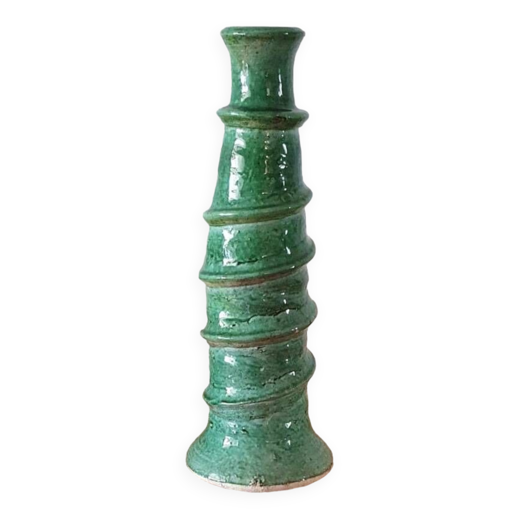 Twisted tamegroute candle holder