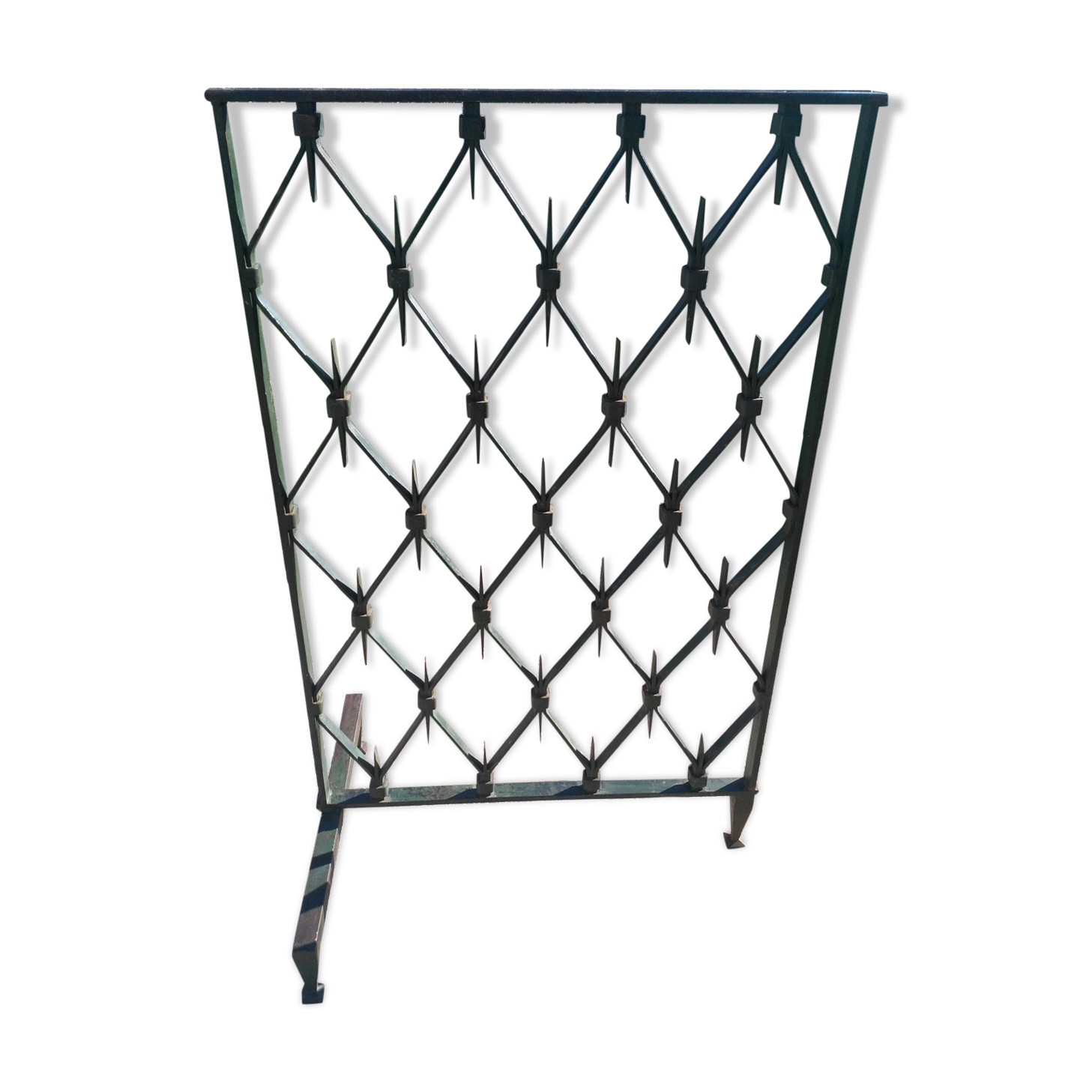 Wrought iron grid
