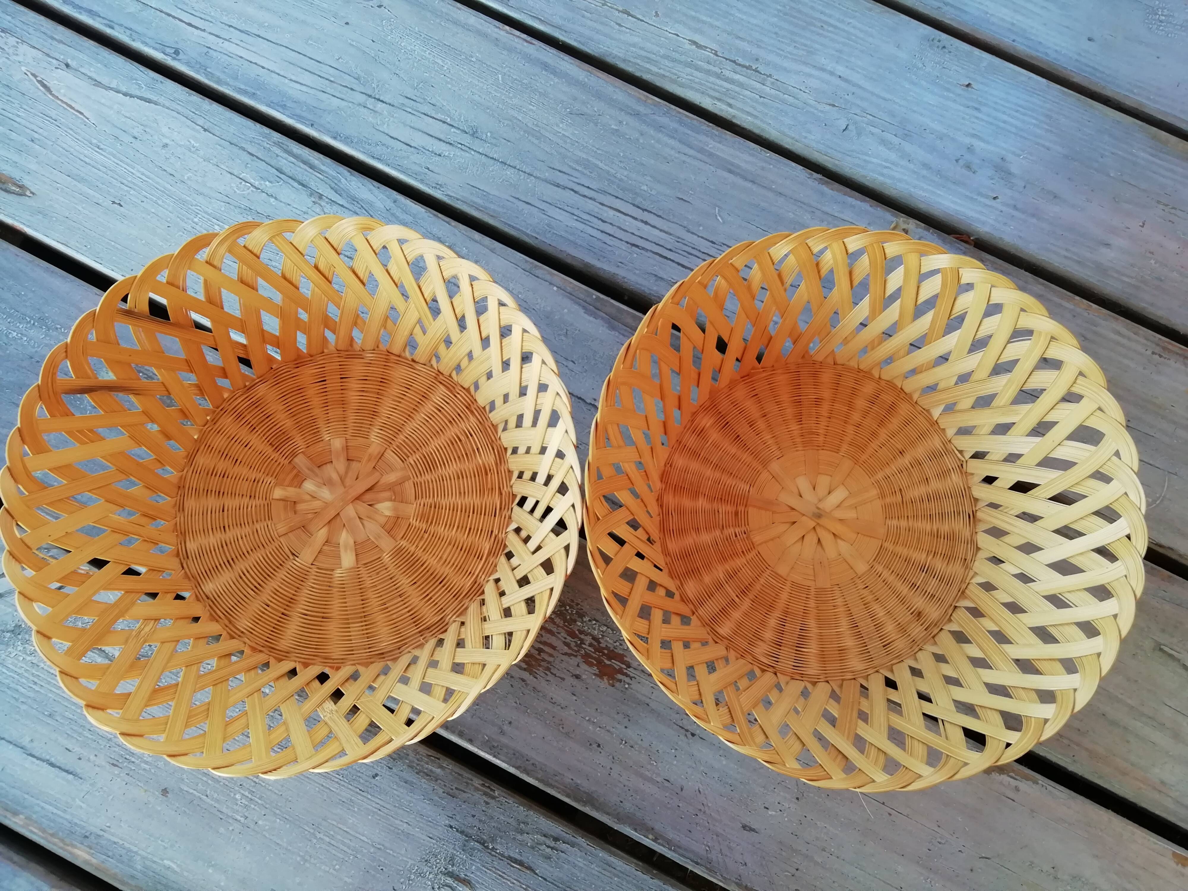 Pair of bread baskets