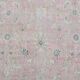 Tapis floral turc beige et rose sku 3221