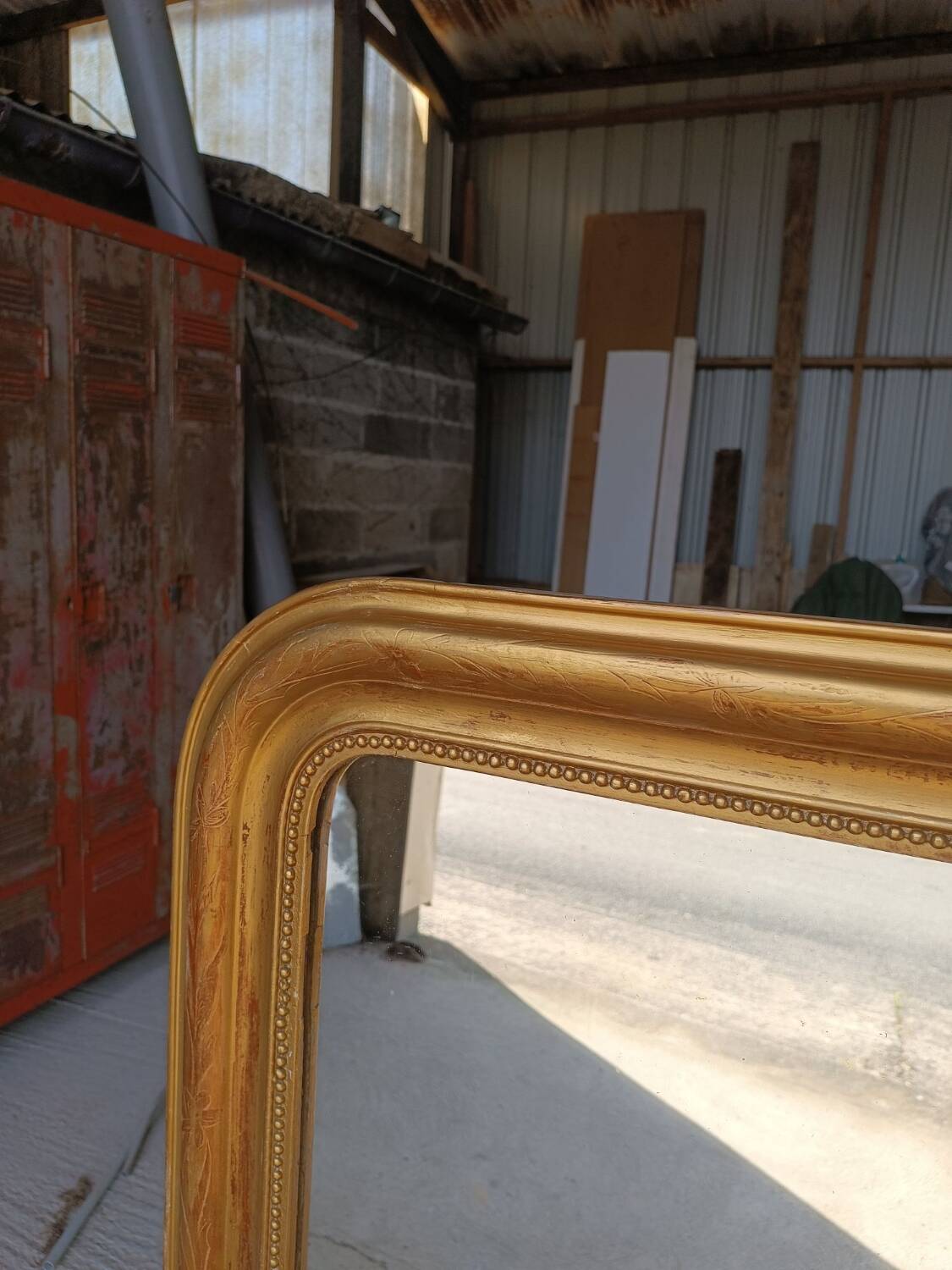 Antique Louis Philippe mirror 133/98 cm