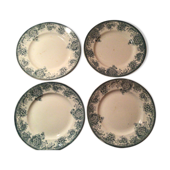 Lot of 4 plates of spring Até Até iron earth