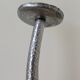 Brutalist hammered candlesticks