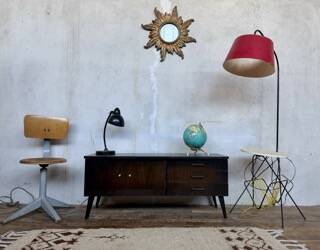 Vintage wooden sideboard / TV hi-fi unit