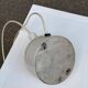 Modernist white curved desk lamp 1980