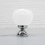 Space Age Glass Italian Table Lamp 70s