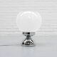 Space Age Glass Italian Table Lamp 70s