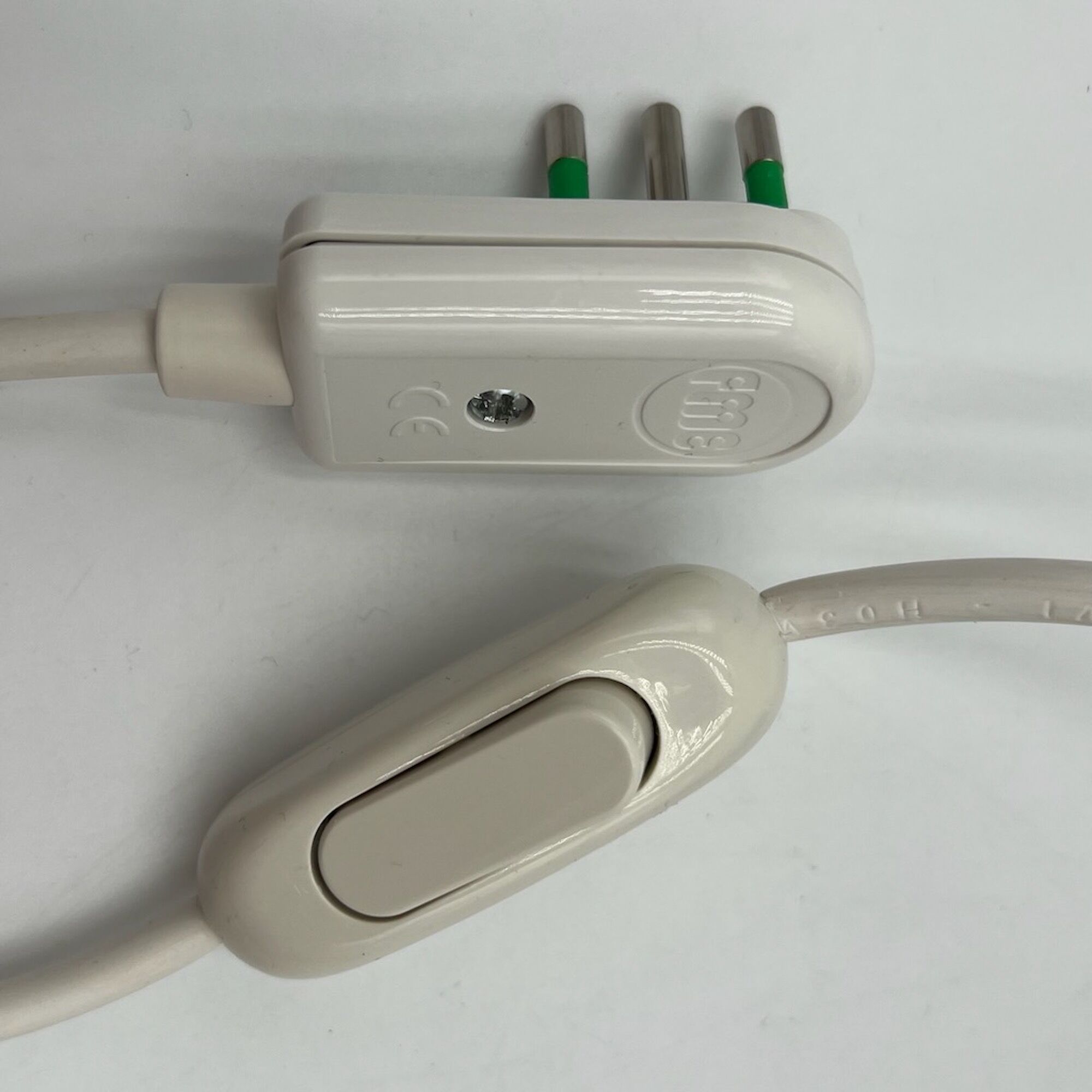 Cubic metal and glass bedside lamps, 70s