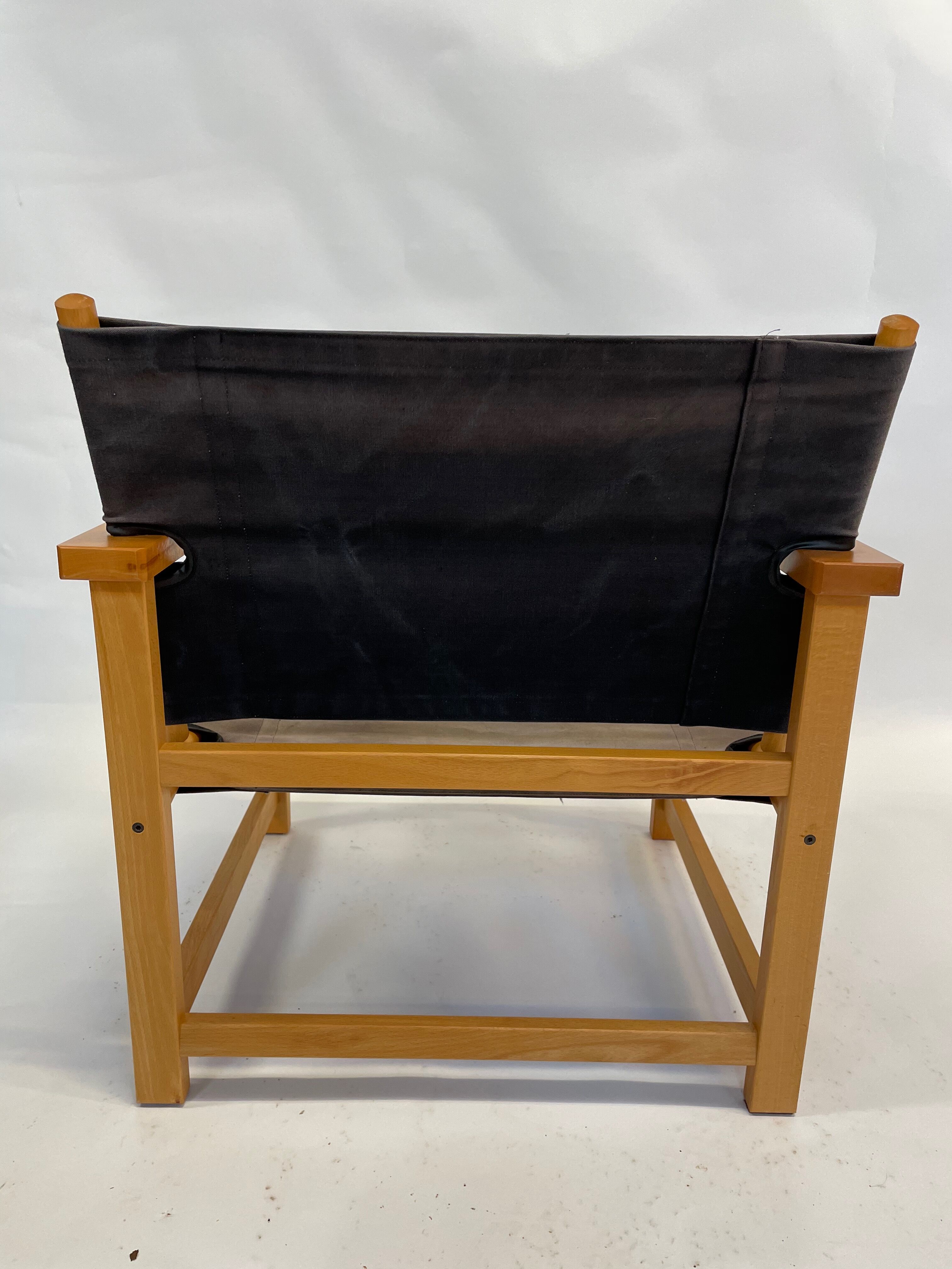 Vintage Safari Chair 1980s Hyllinge Møbler Denmark