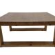 Vintage coffee table pinewood minimalist 1970s design