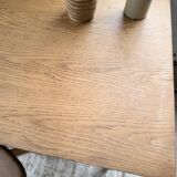 Oak veneer desk 1950