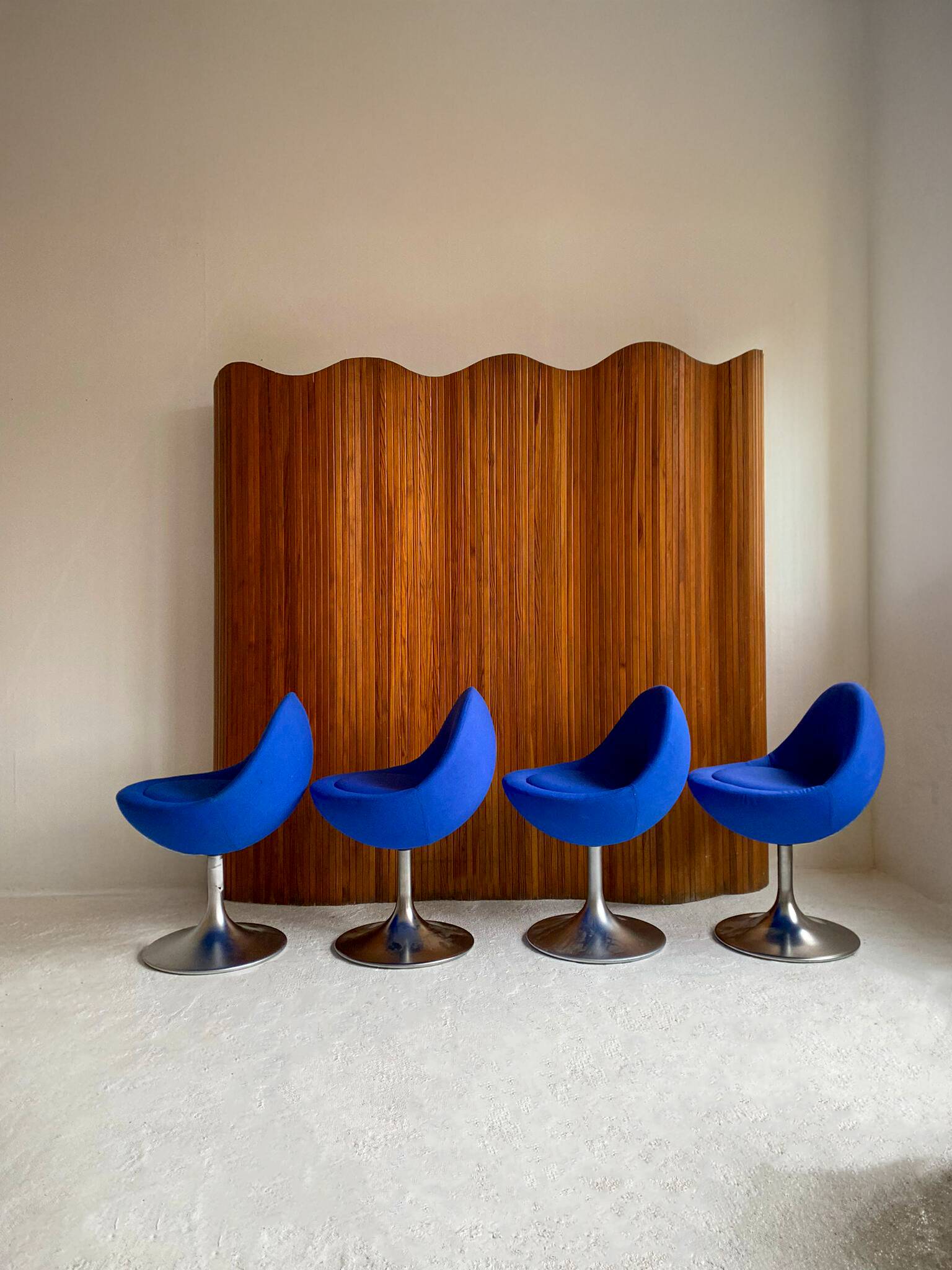 Börje johanson – lot de 4 chaises “venus” pour johanson design