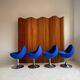 Börje johanson – lot de 4 chaises “venus” pour johanson design