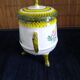 Pot Tripode avec Couvercle - Faïence Henriot Quimper - Décor Breton