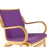 Fauteuils Vejle en tissu violet