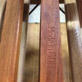 Vintage beech sledge Davos Germina 60/70 made in Gdr
