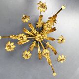 Coffee Table, Hollywood Regency Style, gold-plated Metal by Hans Kögl