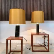 Sculptural Chromed Table Lamps by Ingo Maurer for Design M, 1960s, Set of 2