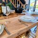 XXL solid oak kitchen island/worktop 180 x 105