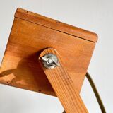 Articulated wooden lamp 70s/80s