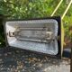 Lampe de sol en laiton vintage réglable avec variateur