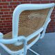 Cesca Chair model with armrest in white
