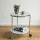 Round dessert table / side table or bedside table — design Ehlen Johansson