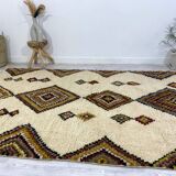 Tapis berbère coloré en laine fait main 260 X 160 CM
