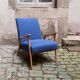 Pair of Scandinavian armchairs from the 60s new fabrics and foam