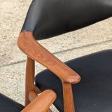 Pair of vintage Scandinavian teak chairs/armchairs - Kai Kristiansen style