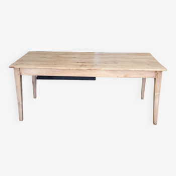 Table de ferme 1m77 avec rallonge