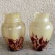 Two Art Deco Glass Vases by Franz Welz, 1920s