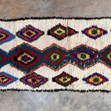 Colorful Moroccan rug Azilal - 190 x 75 cm