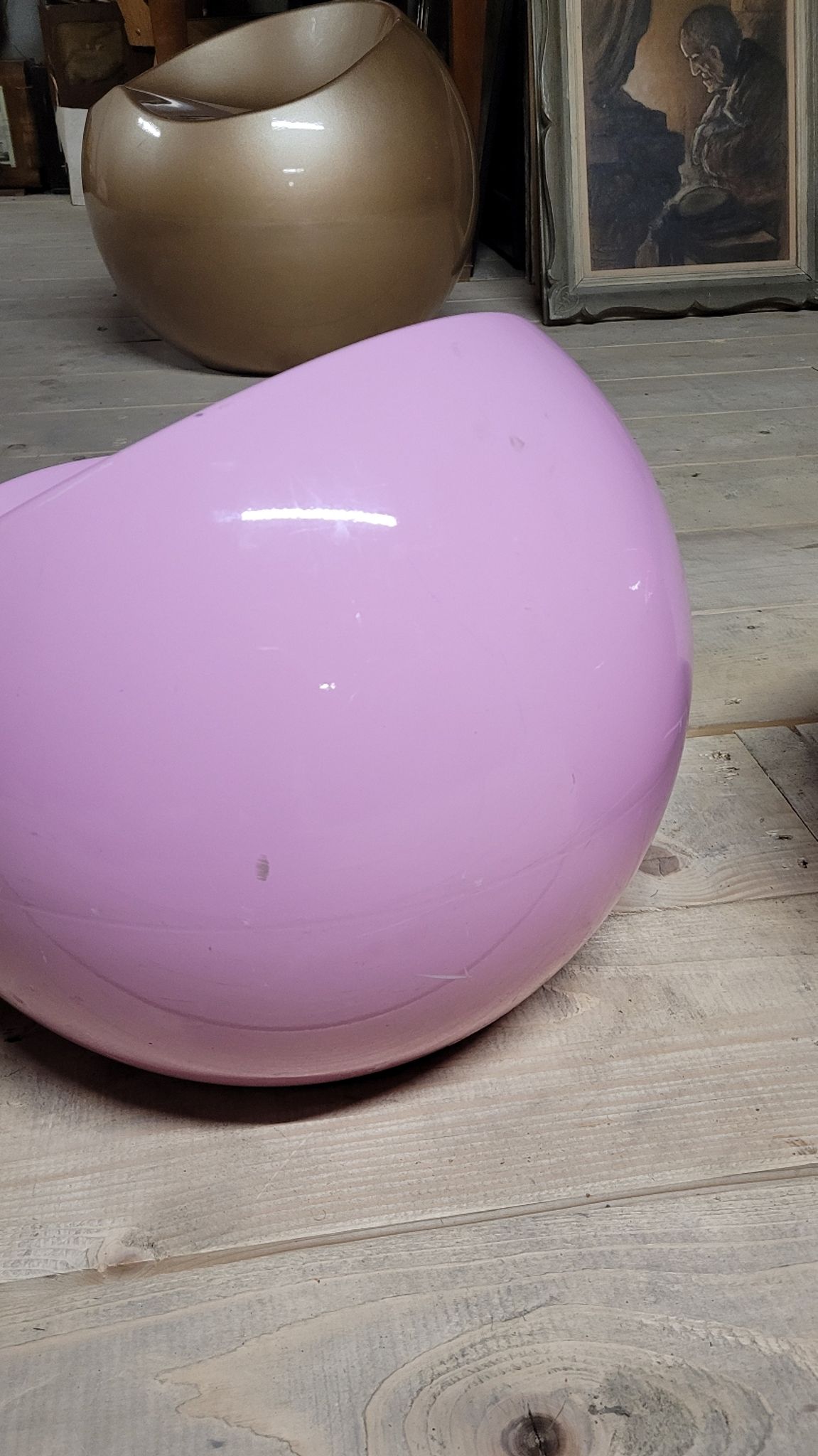 Pair of children's stools, Ball chair dupont by Finn Stone design