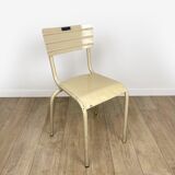 School infirmary chair painted metal 50s