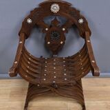 Syrian walnut armchair – late 19th century