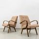 Pair Of Armchairs Type 53 By J. Smidek For Ton, Czechoslovakia, 1960’s
