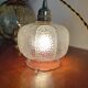Moulded glass globe walking lamp