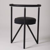 Black chair "Miss Dorn" Philippe Starck