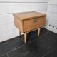 Vintage 60s oak bedside table