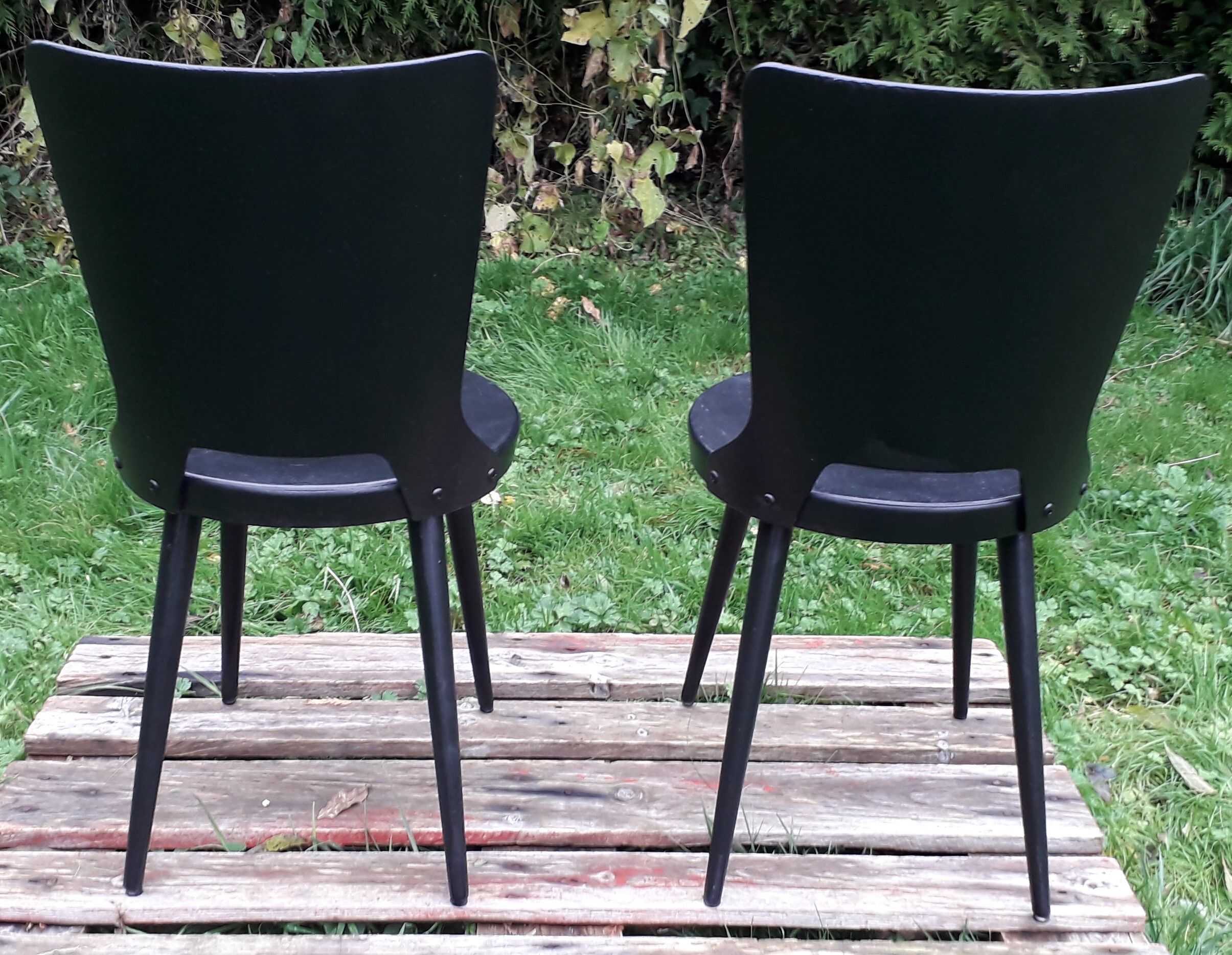 Duo of 2 Baumann chairs
